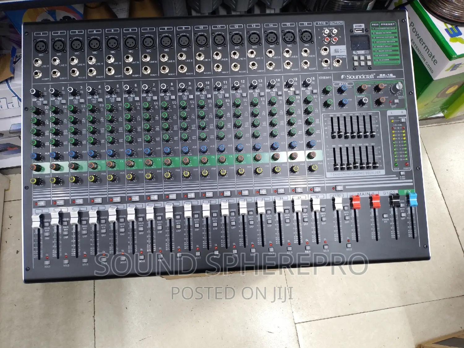 Soundcraft BE-16 Channel Plain Mixer