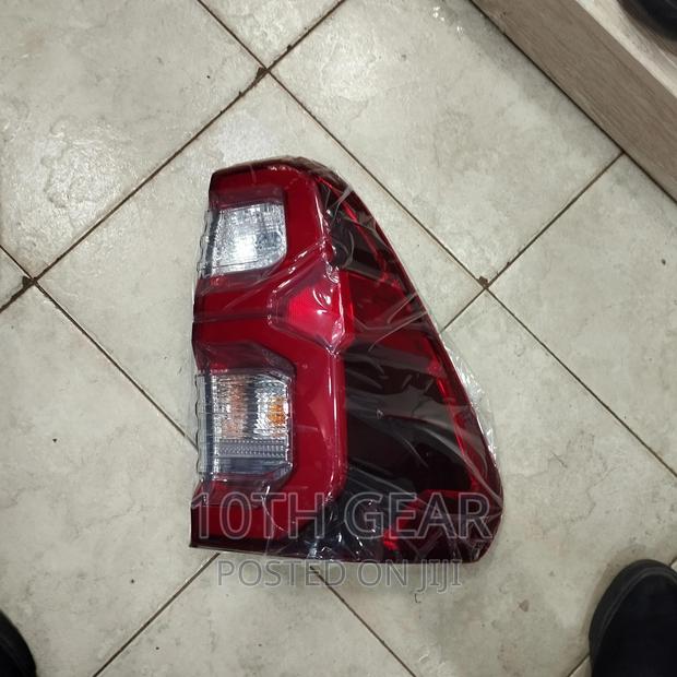 Hilux Revo Tail Lights Red Smoked Tail Lamps Left