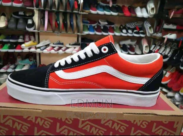Red Skater Vans on Offer - main view