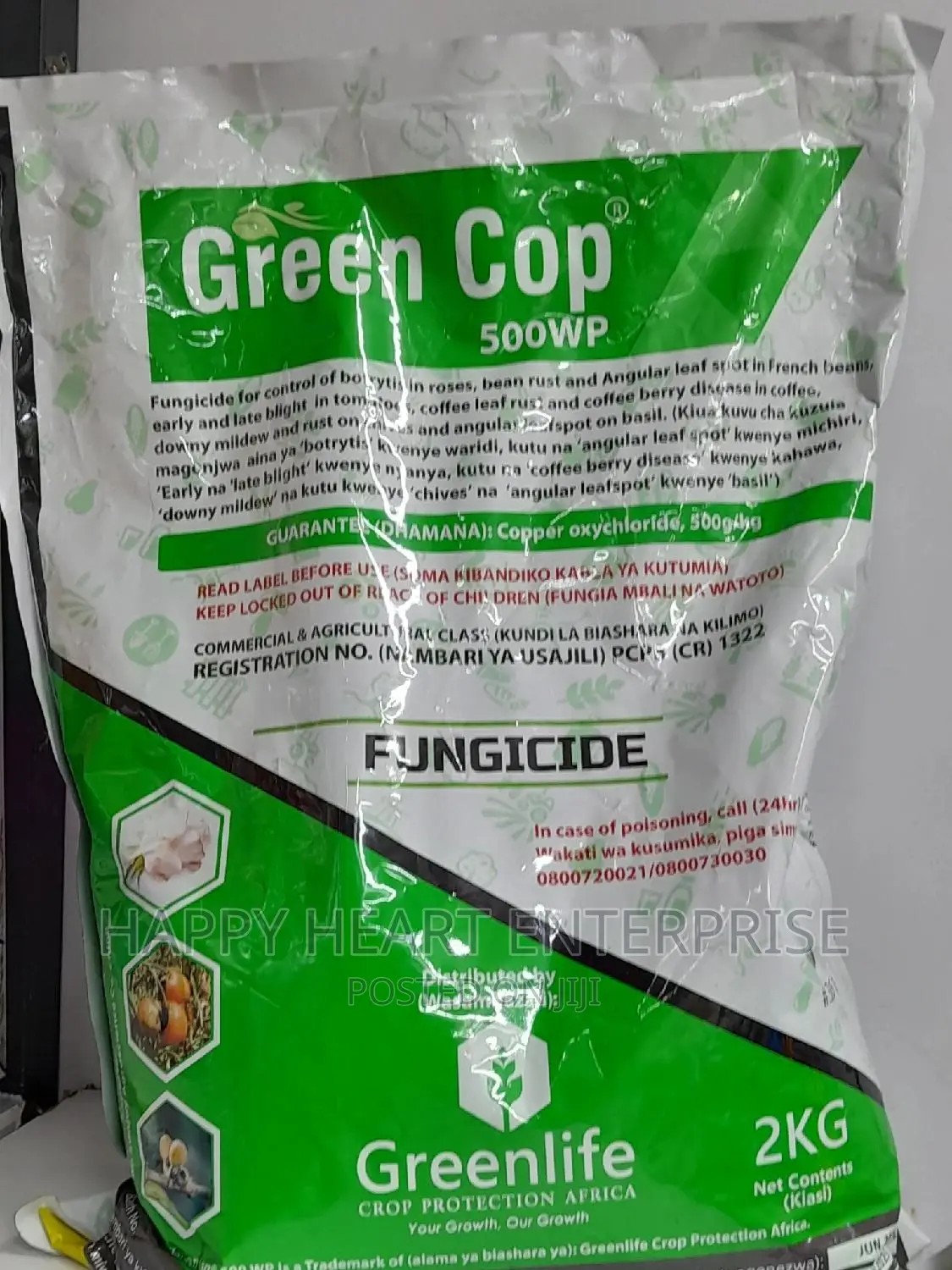 Green Copper 500wp Fungicide 2kg