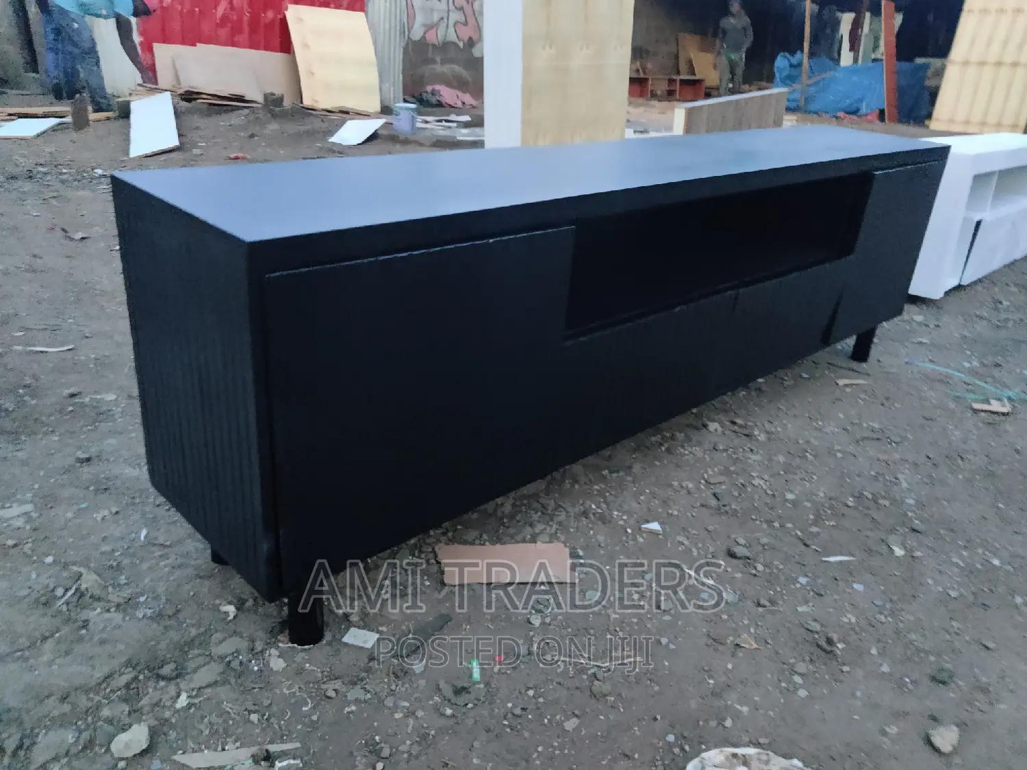 Black 7ft Tv Stand