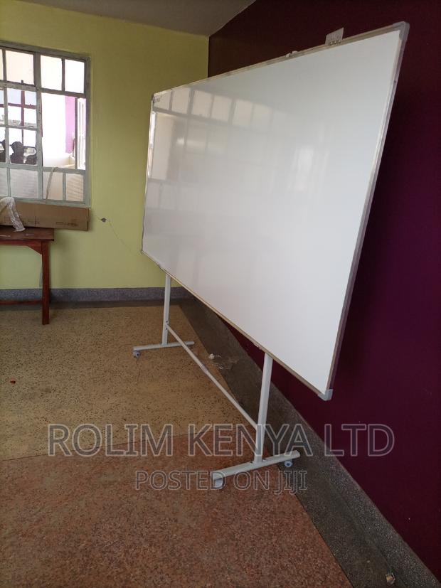 Portable Whiteboard With Wheeled Stand - thumbnail 2