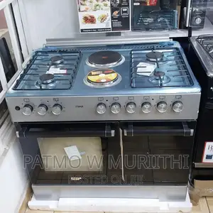 Cooker-Mika Standing Cooker 60x90 4+2 Electric Oven