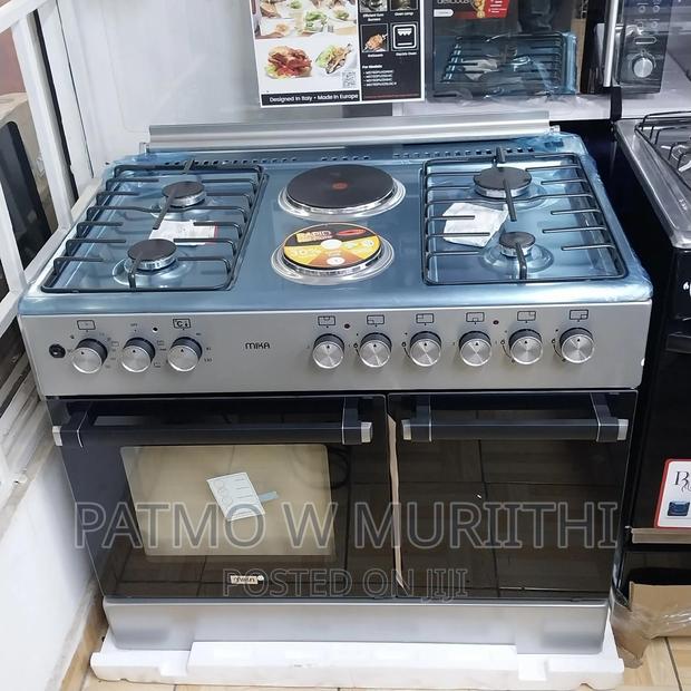 Cooker-Mika Standing Cooker 60x90 4+2 Electric Oven