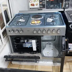 Mika Standing Cooker 60x90 4+2 Electric Oven Gas Compartment