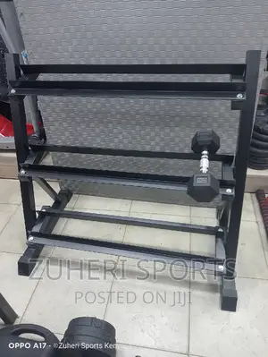 3 Tier Dumbbell Rack/Heavy Duty/Commercial Gym Rack