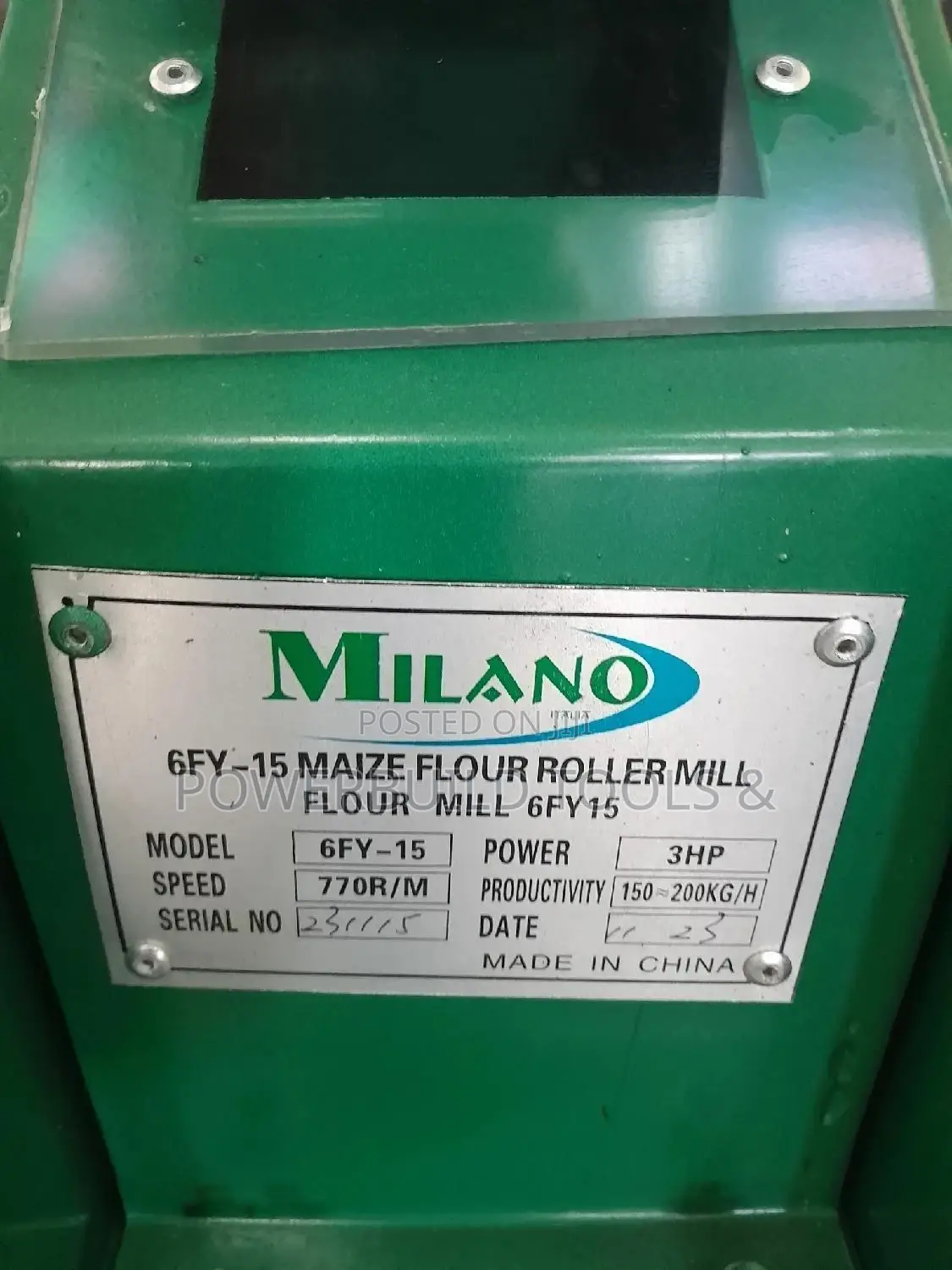 Milano Flour Roller Mill 6FY25