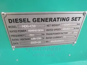 Diesel Silent Generator 62.5kva Prime Powerwith in-Built Ats