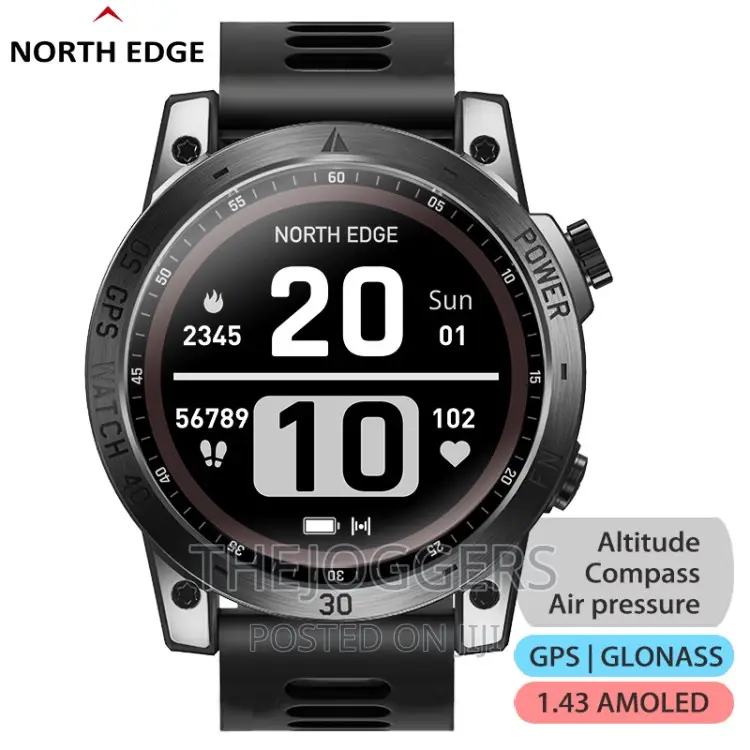 North Edge GPS Cross Fit3 Digital Sports Watch