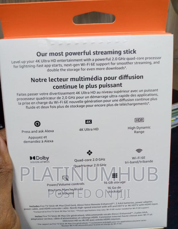 Fire Tv Stick Max [16gb][Wi-Fi 6e] - thumbnail 3