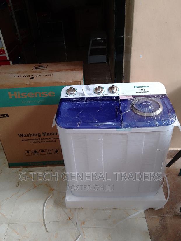 Hisense 7.5kg Twin Tub Top Loader Washing Machine - thumbnail 2