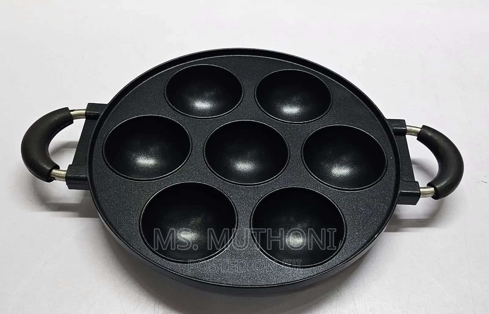 High Quality Non-Stick Induction Heavy Vitumbua 7 Slot