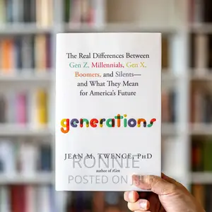 Generations Book by Jean M. Twenge, Ph.D.