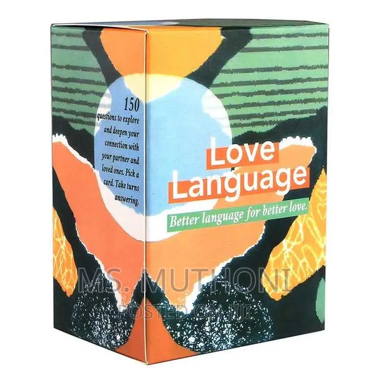 Love Language Couples Card Game