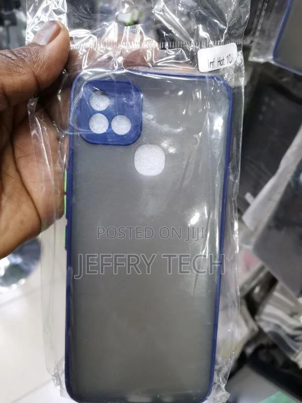 Smoke Case for Infinix Hot 10i Shockproof Hybrid Tpu Pc Toug - main view