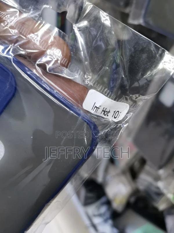 Smoke Case for Infinix Hot 10i Shockproof Hybrid Tpu Pc Toug - thumbnail 4