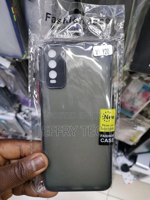 Frosted Smoke Cover for Vivo Y20 Camera Protection Phone Cas
