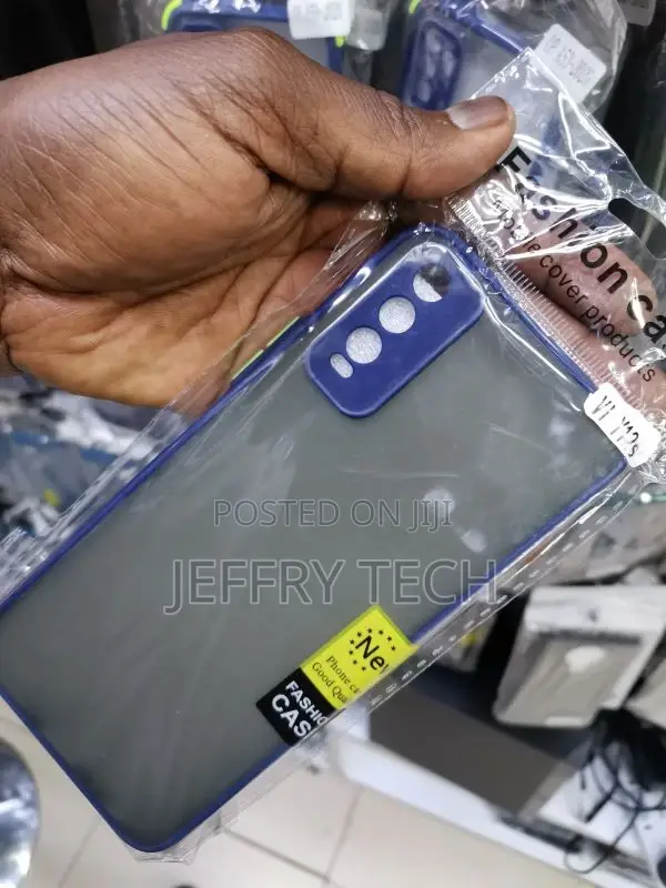 Back Case Cover for Vivo Y12s Dual Layer Protective Matte Fi