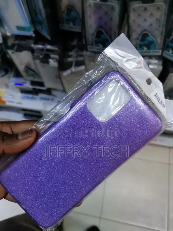 Phone Case for Samsung Galaxy A03S Transparent Crystal Glitt