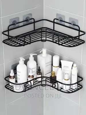 Corner Bathroom Shelf With Adhessive Stickers