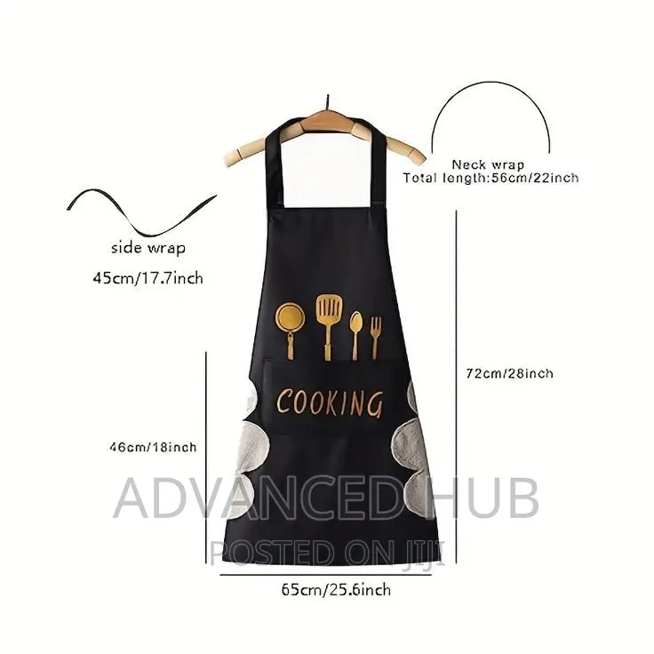 Kitchen Apron With Side Wipes
