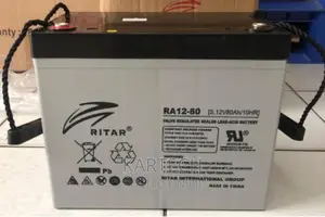 80AH Ritar RA12-80 Valve Regulated Sealed Lead-Acid Battery