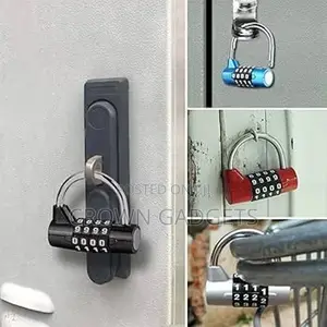 Gym Locker Lock,5 Letter Heavy Duty Alloy