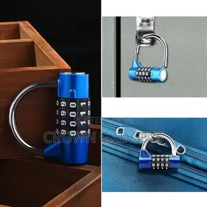 Portable Zinc Lock With Code and Letter/Word Combination