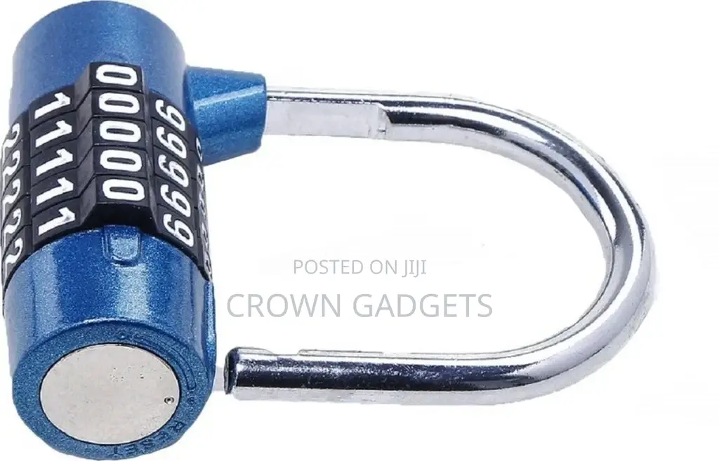 Combination Padlocks Portable Zinc 5-Letter Dial Lock