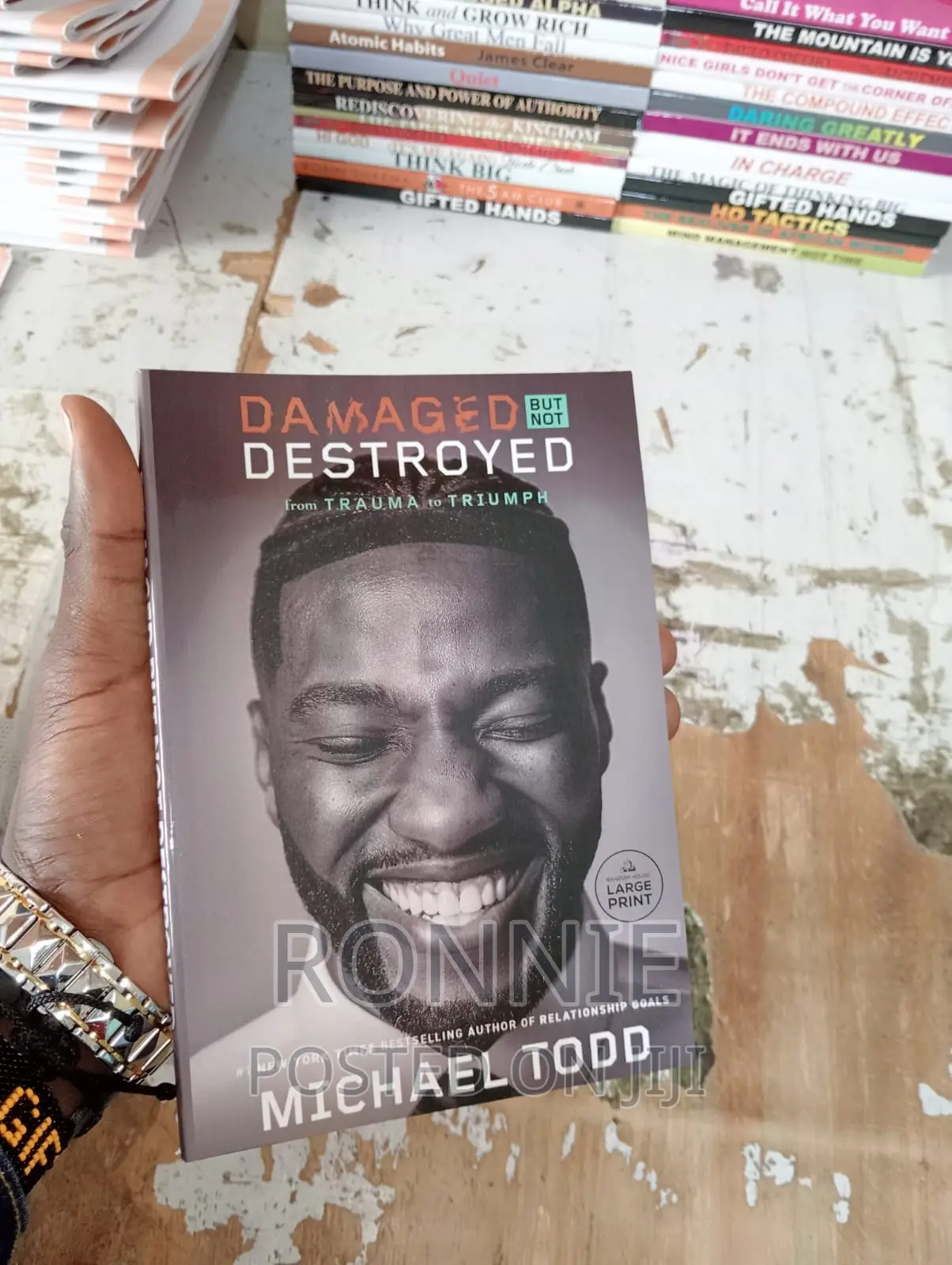 Damaged Destroyed Book by Michael Todd - From Trauma to Triu