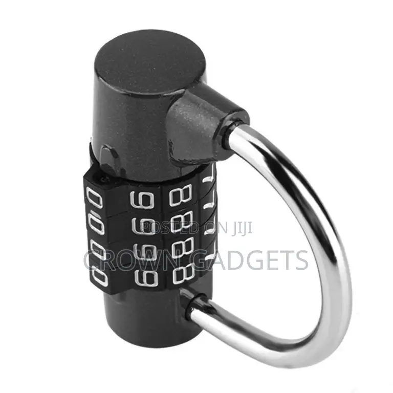 Portable Zinc Lock With Code and Letter
