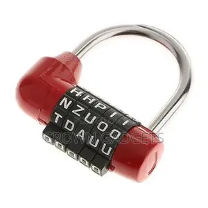 Combination Padlocks Portable Zinc Lock With Code and Letter