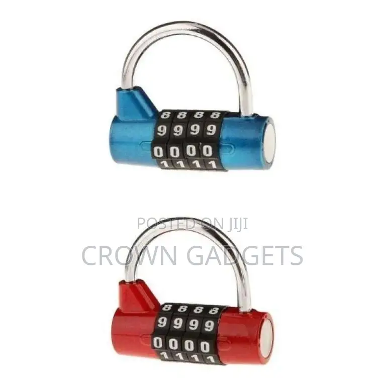 Padlocks Portable Zinc Lock With Code and Letter/Word Combi