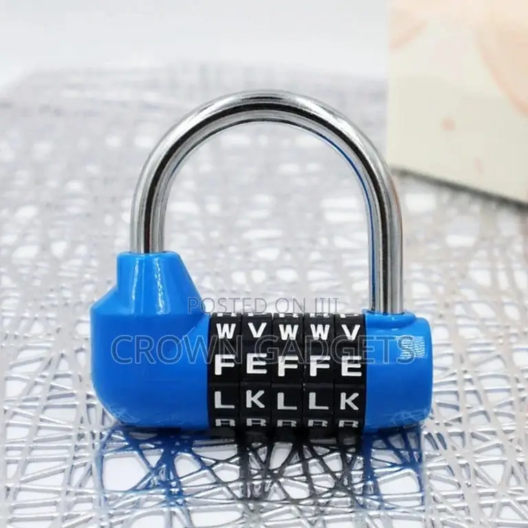 Combination Lock Outdoor 5 Digit Combination Padlock