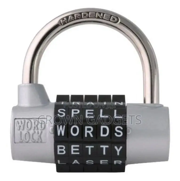 5 Letter Heavy Duty Alloy Padlock Password Sturdy Security