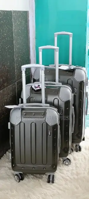 Suitcase, Suitcase Quality Fibre 3in1 Travel Suitcases