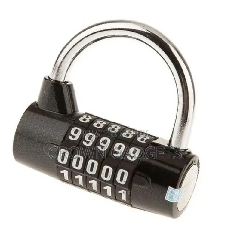 5 Letter Heavy Duty Alloy Padlock