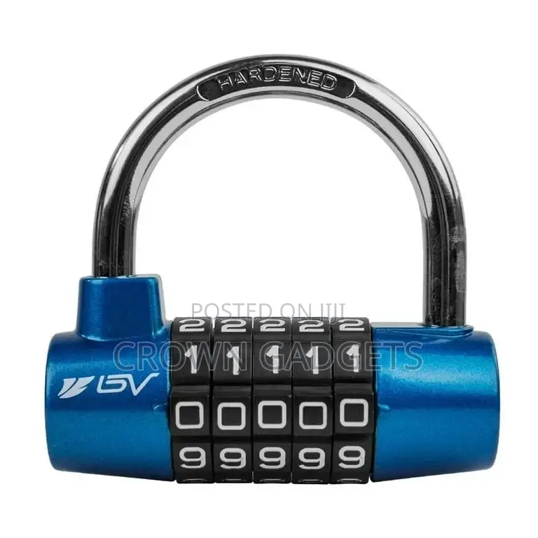 5 Digit Combination Padlock Gym Lock Waterproof