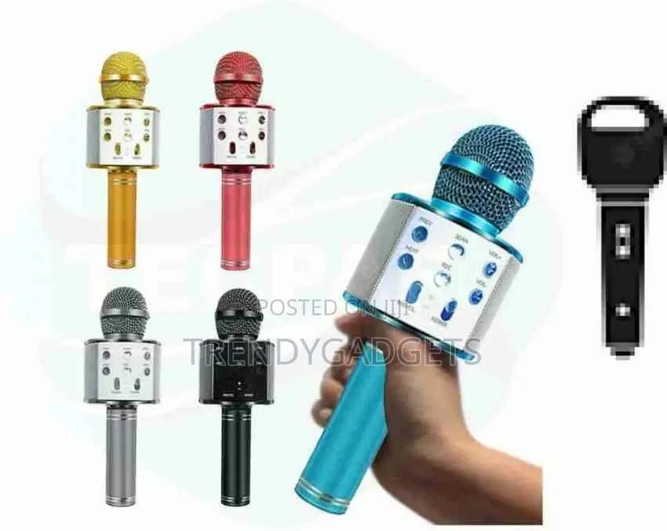 Bluetooth Karaoke Portable Wireless Karaoke Microphone