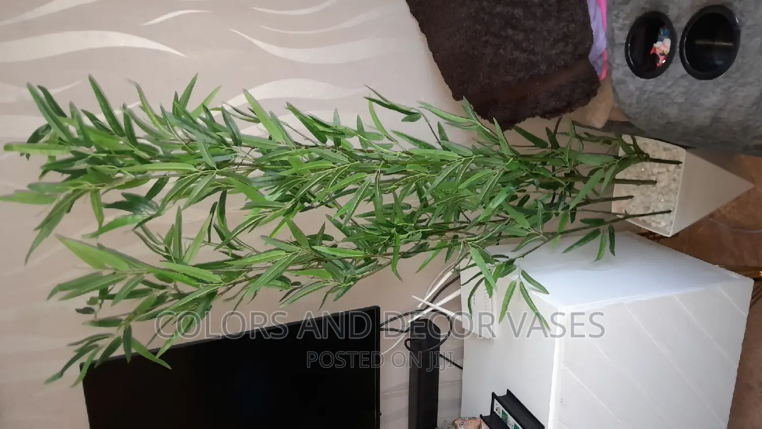 1.6m Long Artificial Bamboo Sticks With Hard Plastic Vase