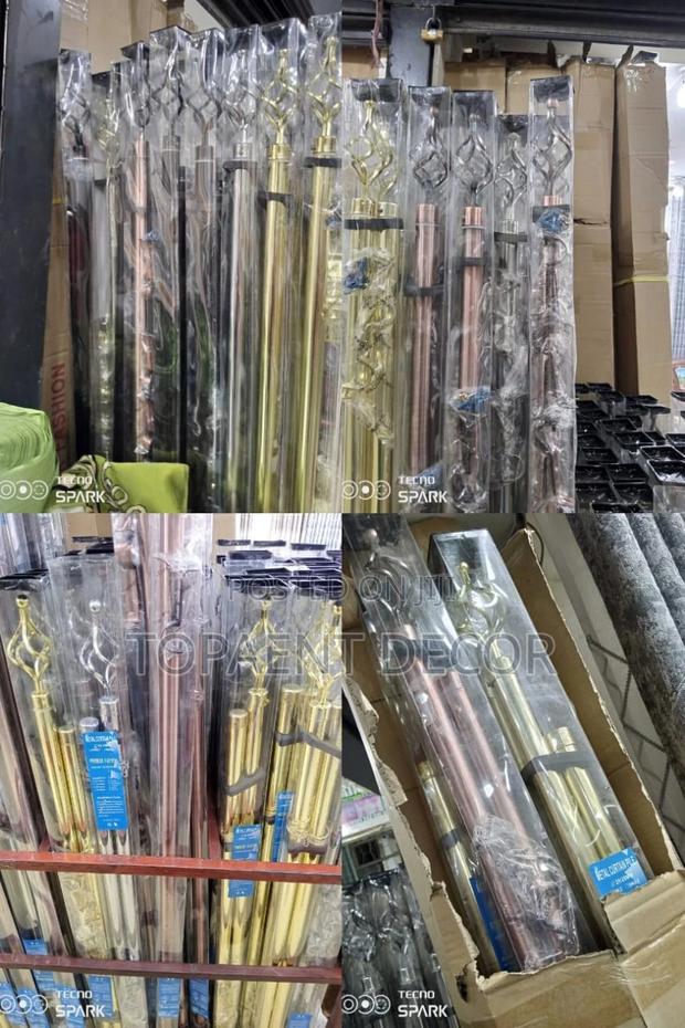 One Rod Multiple Uses Adjustable Window Curtain Rods - main view