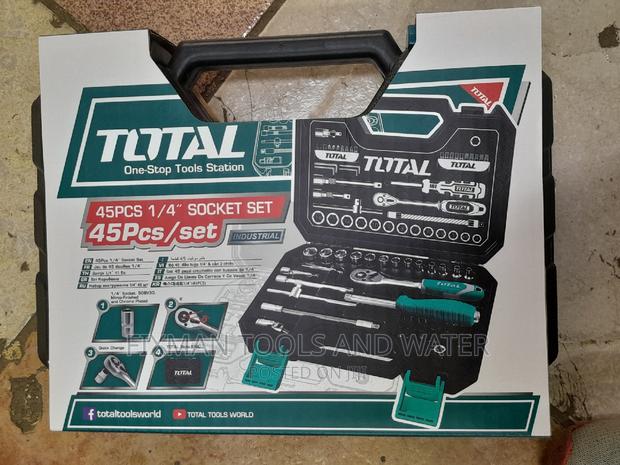 Total 45 PCS Socket Set Chrome - thumbnail 2