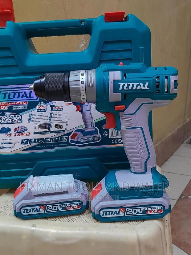 Total Impact Cordless Drill 20V 2 Batteries - main view
