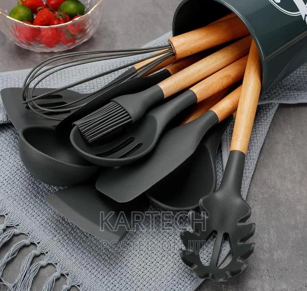 11pc Silicone Spoons - main view