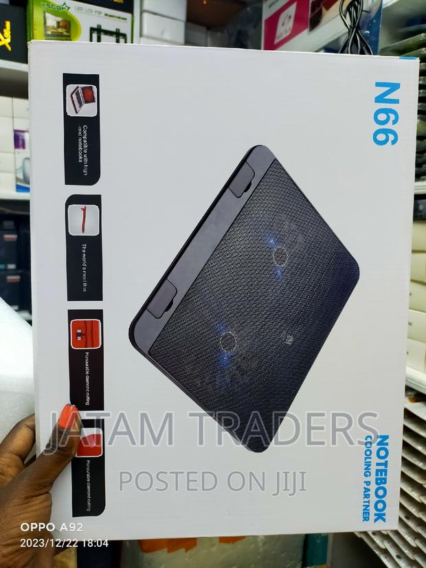 Laptop Cooling Pad With Double Fan - main view