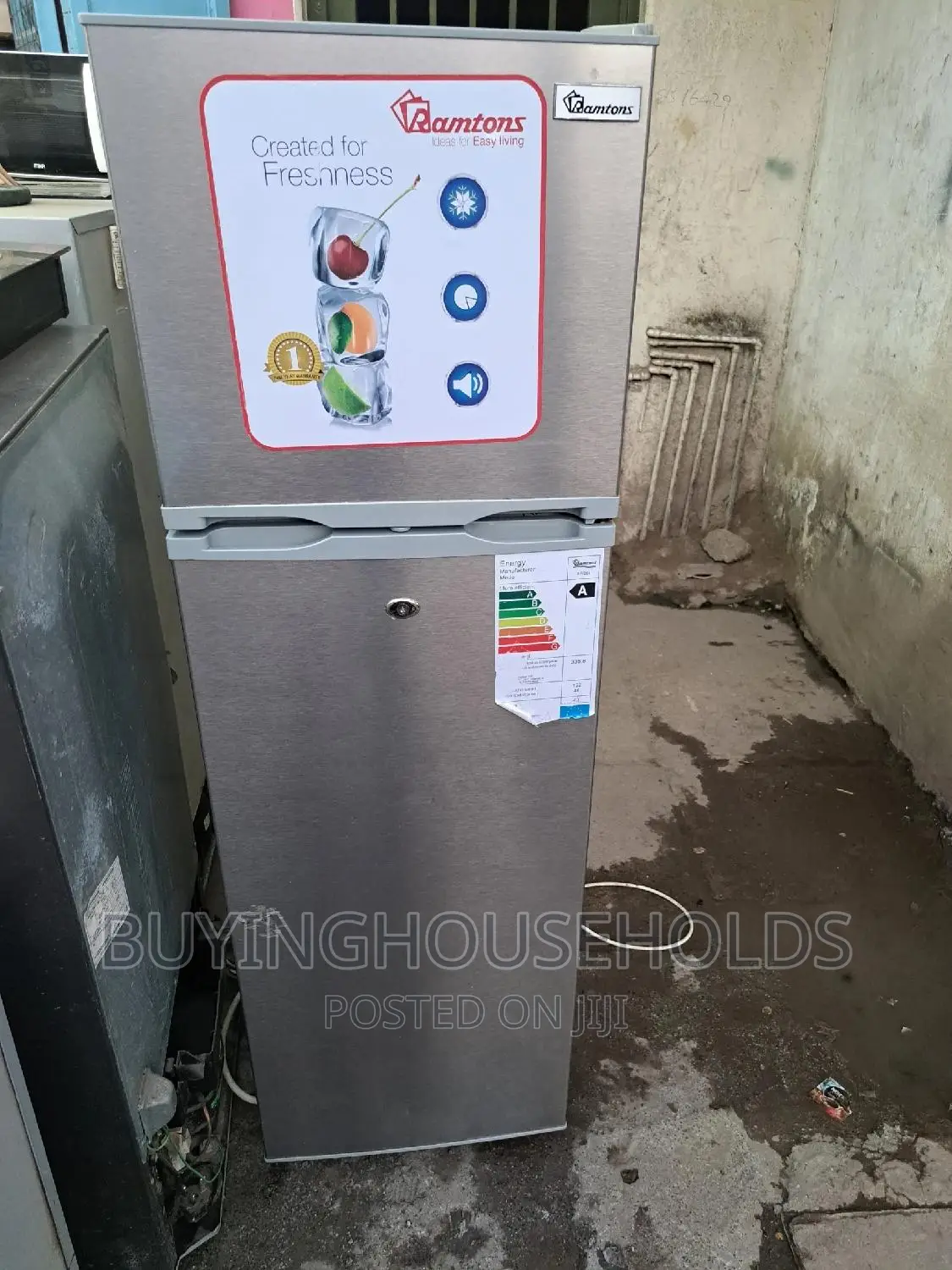 Ramtons 168L Two Door Fridge