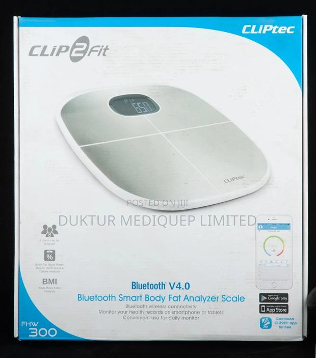 Bluetooth Smart Body Fat Analyzer Scale Cliptec - thumbnail 3