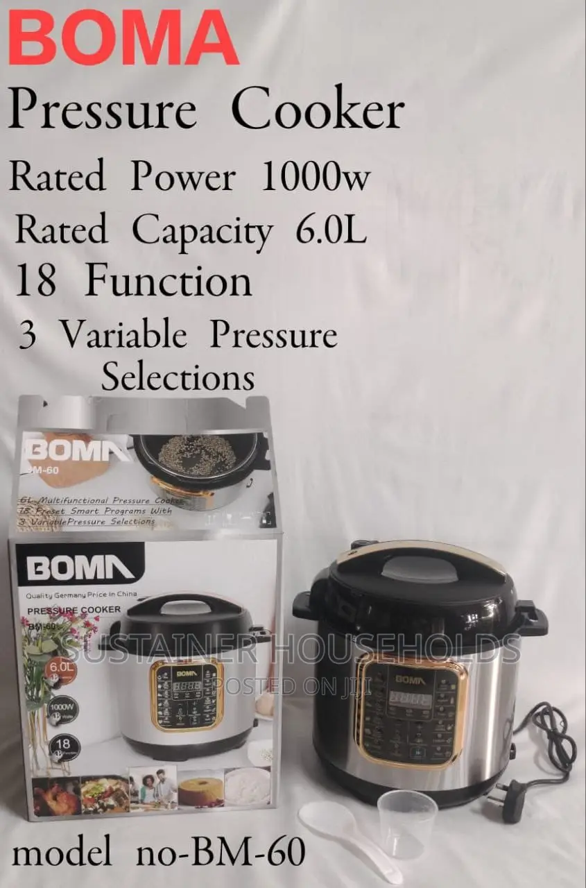 ' Boma ' Electric Pressure Cooker Bm 60