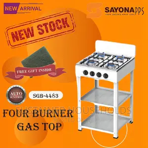 *Sayona Standing Cooker 4gas With Shelves