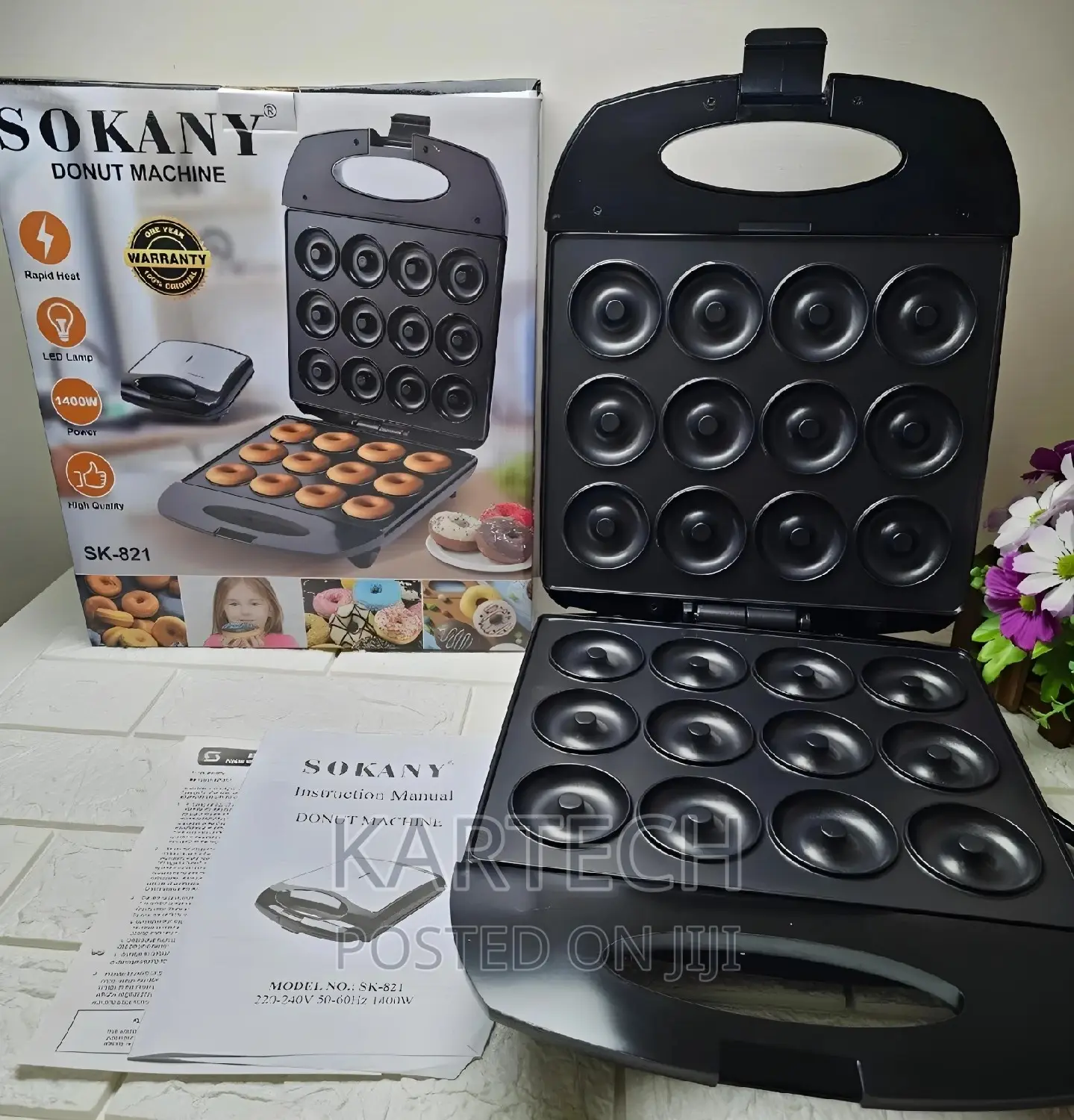 Sokany Donut Maker 12 Slots